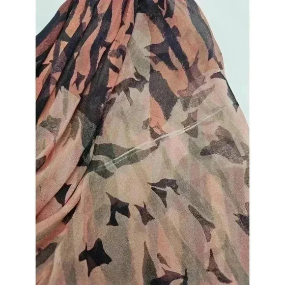 Alice + Olivia Women's L Conry Silk Bell Sleeve Gossip Girl Mini Dress - Picture 9 of 10